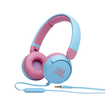 Jbl Headphones Infantiles JR310 With Microphone Jack 3.5 Azules And Rosas — image 1