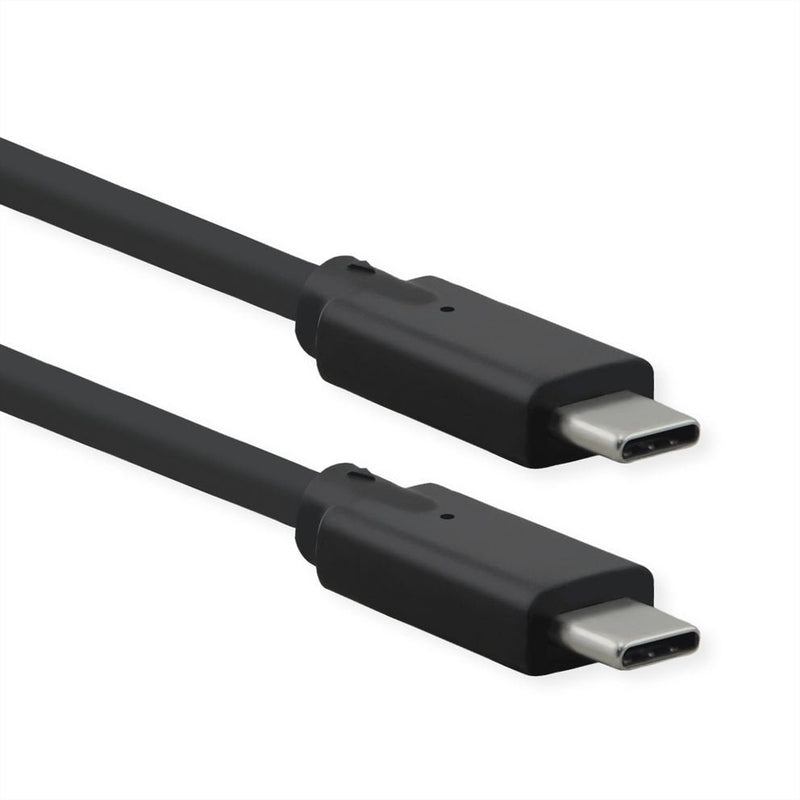 Roline 11.02.9071 USB Cable USB 3.2 Gen 2 (3.1 Gen 2) 1M USB C Black