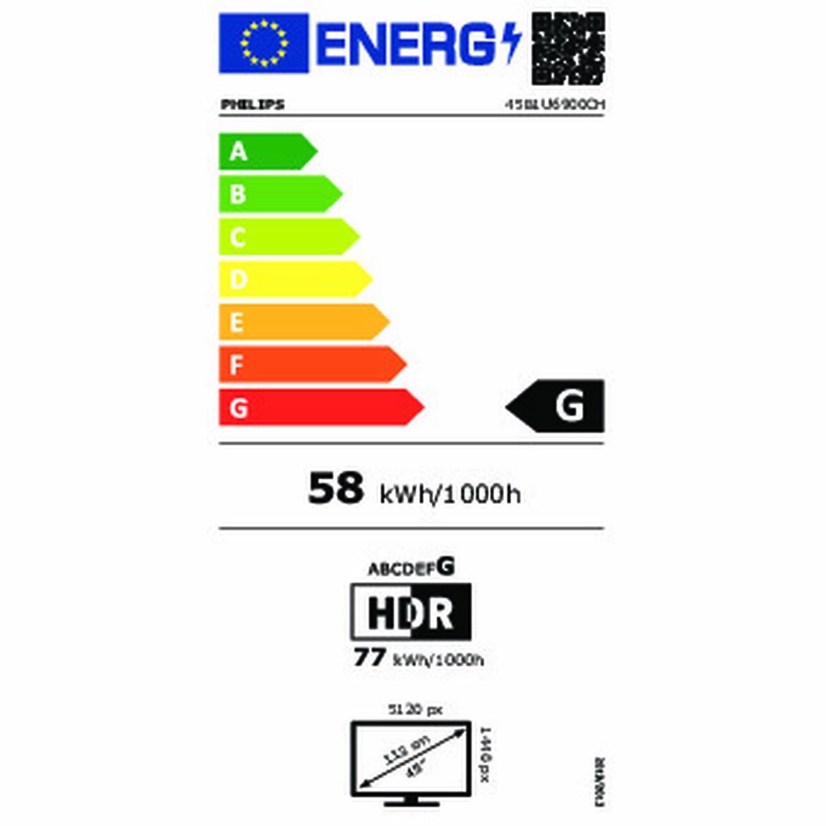 Philips Monitor Philips 45B1U6900Ch/00 44,5" Lcd Ultrawide Dual Quad Hd