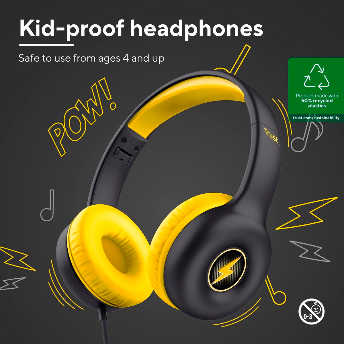 Trust Headphones Trust 25406 Black