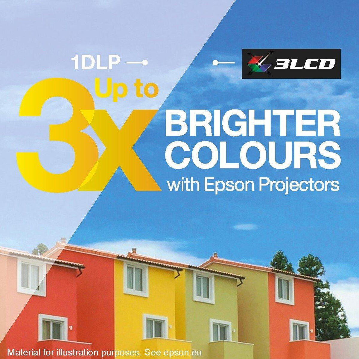 Epson Projector Epson V11Hb54040 Full Hd Lcd 3600 Lm 1920 X 1080 Px