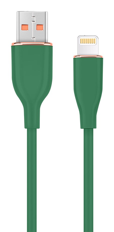 Gembird Cable CC-USB2S-AM8PM-1.5M-G Connector Lightning 1,5M Green — image 1