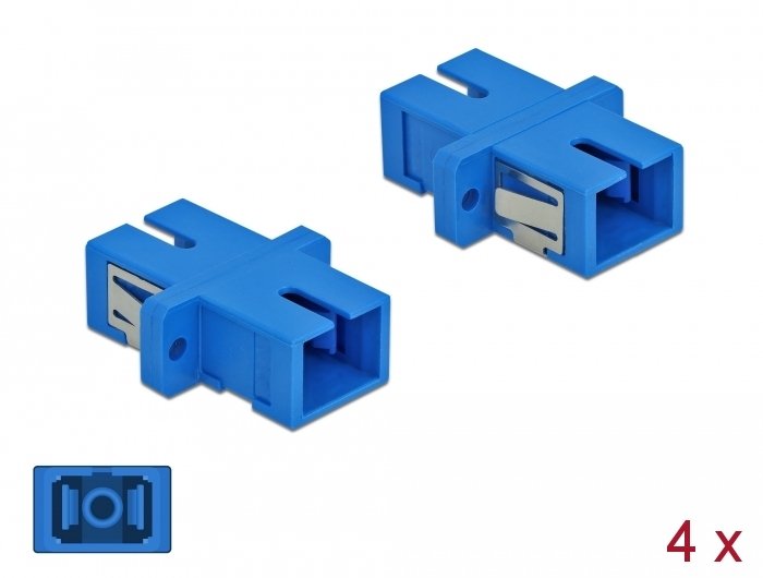 Delock 85990 Connector Fibre Optic Sc Female/Female