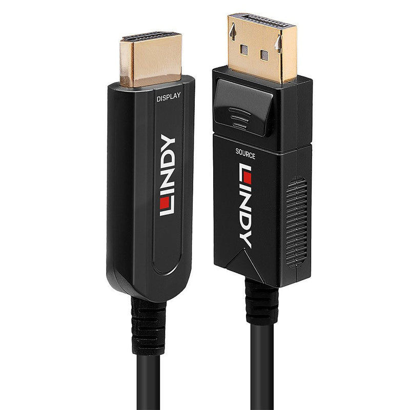 Lindy DisplayPort 1.2A HDMI 18G Aoc Cable 10M