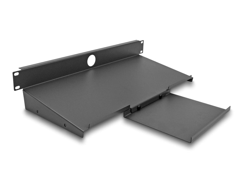 Delock 66749 Shelf 19 Keyboard And Mouse 1U Grey Oscuro