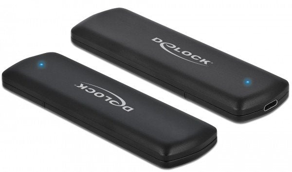 Delock 42615 Box External Hard Drive M.2 External Enclosure Unit Estado Sólido (SSD) Black