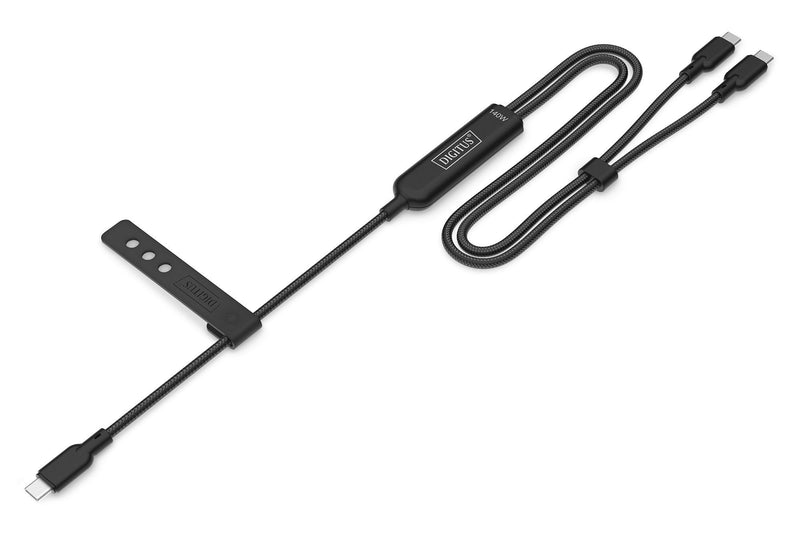 Digitus Cable AK-300170-018-S USB 2.0 USB C 2 X USB C Black