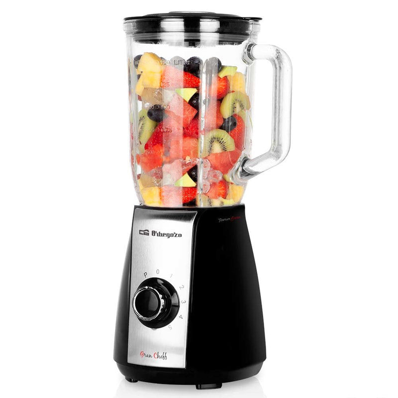Orbegozo Blender Glass Bv 6575 600W 5 Velocidades Capacity 1.5L