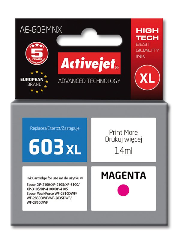 Activejet Ink Cartridge Epson 603XL AE-603MNX