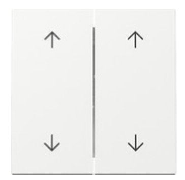 Gira 329703 Tecla Tilting 2F Pfeile System 55 White Puro