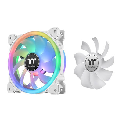 Thermaltake Swafan 12 RGB Radiator Fan Tt Premium Edition White (3-FAN Pack) CL-F145-PL12SW-A — image 1