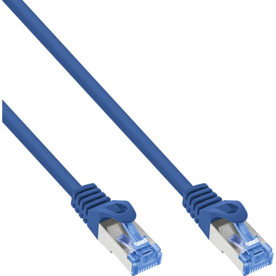Inline® Patch Cable CAT.6A, S/FTP, Tpe (lszh), Cca, Blue, 0.3M — image 1