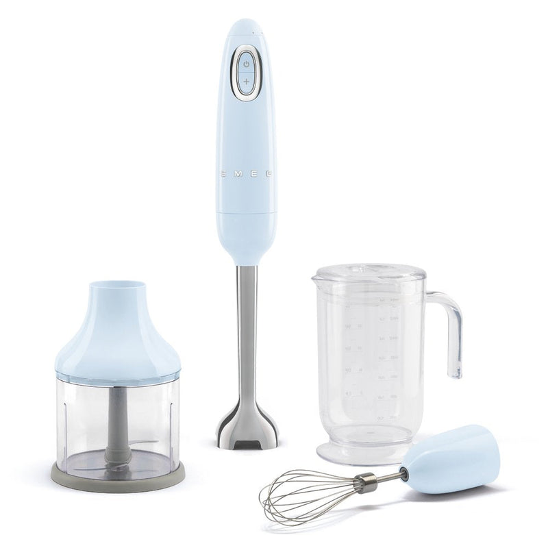 Smeg HBF03PBEU Blender Inmersión 700W Blue Claro, Steel Inoxidable