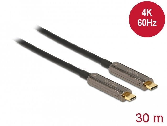 Delock Cable Optico Usb-c™ Video 4K 60 HZ 30M