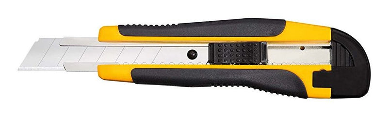 Wedo 78 618 Cúter Black Steel Yellow Cúter Cuchillas Intercambiables