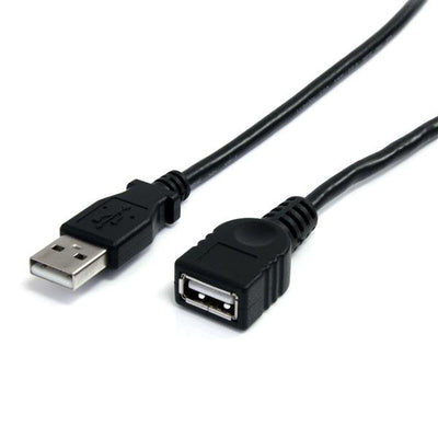 StarTech.com Cable 1 8M Extensión Alargador USB 2.0 High Speed Hi Speed Male a Female USB a Extensor Black Cab — image 1