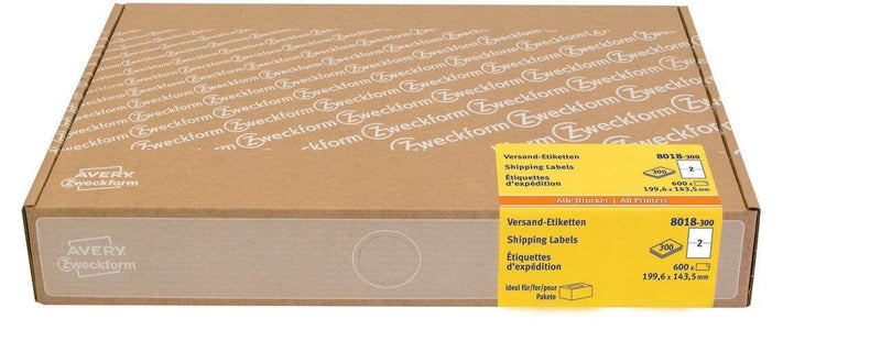 Avery Zweckform Labels Enví Or 8018-300 White 199,6 X 143,5MM