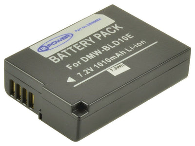 2-POWER Battery Digital 7.2V 900MAH Panasonic DMW-BLD10 DBI9966A — image 1
