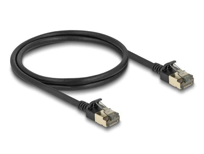 Delock 80339 RJ45 Network Cable CAT.8.1 F/FTP Slim Pro 1M Black — image 1