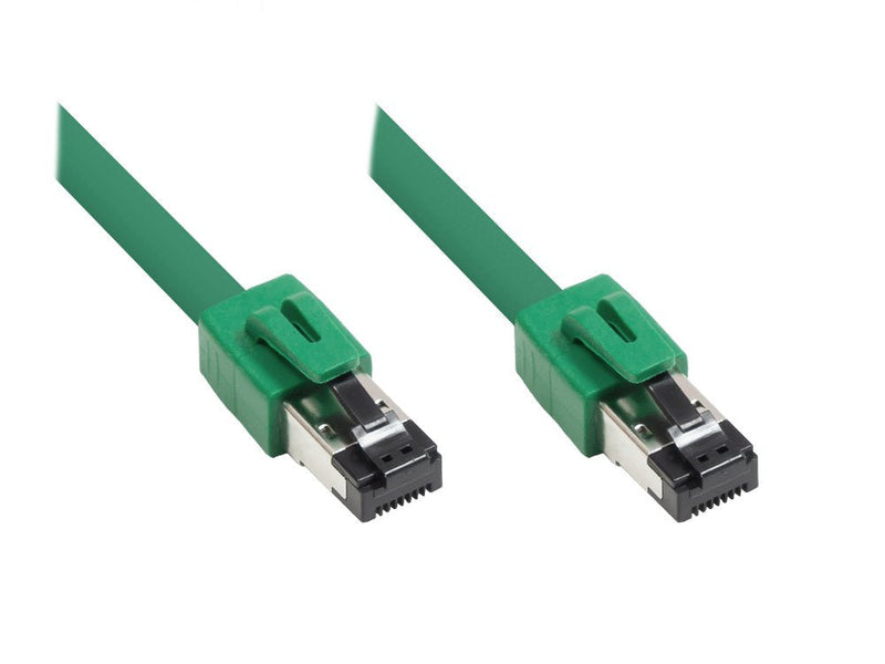 Good Connections Rns® Network Cable CAT.8.1, S FTP, Pimf, Halogenfrei (lszh), 2000MHZ, 40GBIT S, Green 7,5M, ®