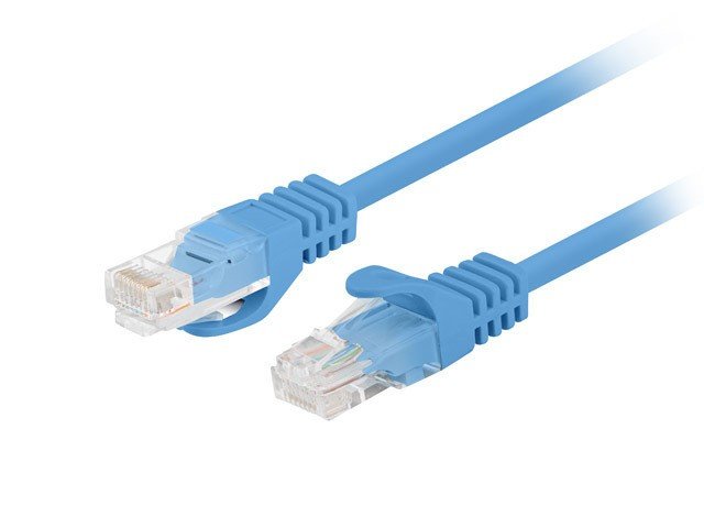 Lanberg Network Cable CAT.5E UTP 1.5M Blue 10-PACK