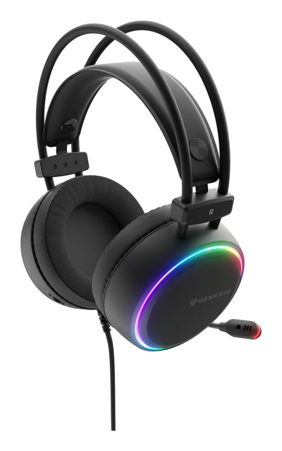 Genesis Headphones Gaming Neon 613 G2 2.0 RGB Black — image 1