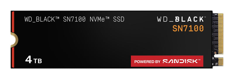 Western Digital Drive SSD Black SN7100 M.2 4GB Pci Express 4.0 NVMe 3D TLC Nand