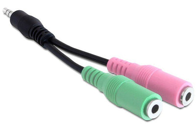 Delock Adapter Audio 2X Jack Estero(h)/ Jack (m) — image 1