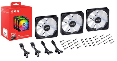 Fan PC Xpg Ventor 120MM Black RGB X3 — image 1
