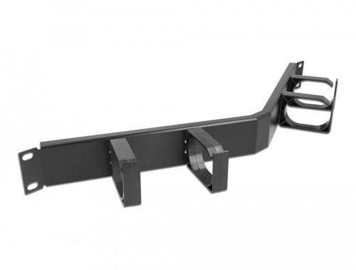 Delock 19? Organiser Cables Rangierpanel With 4 Stands Angulado 1 He Black — image 1