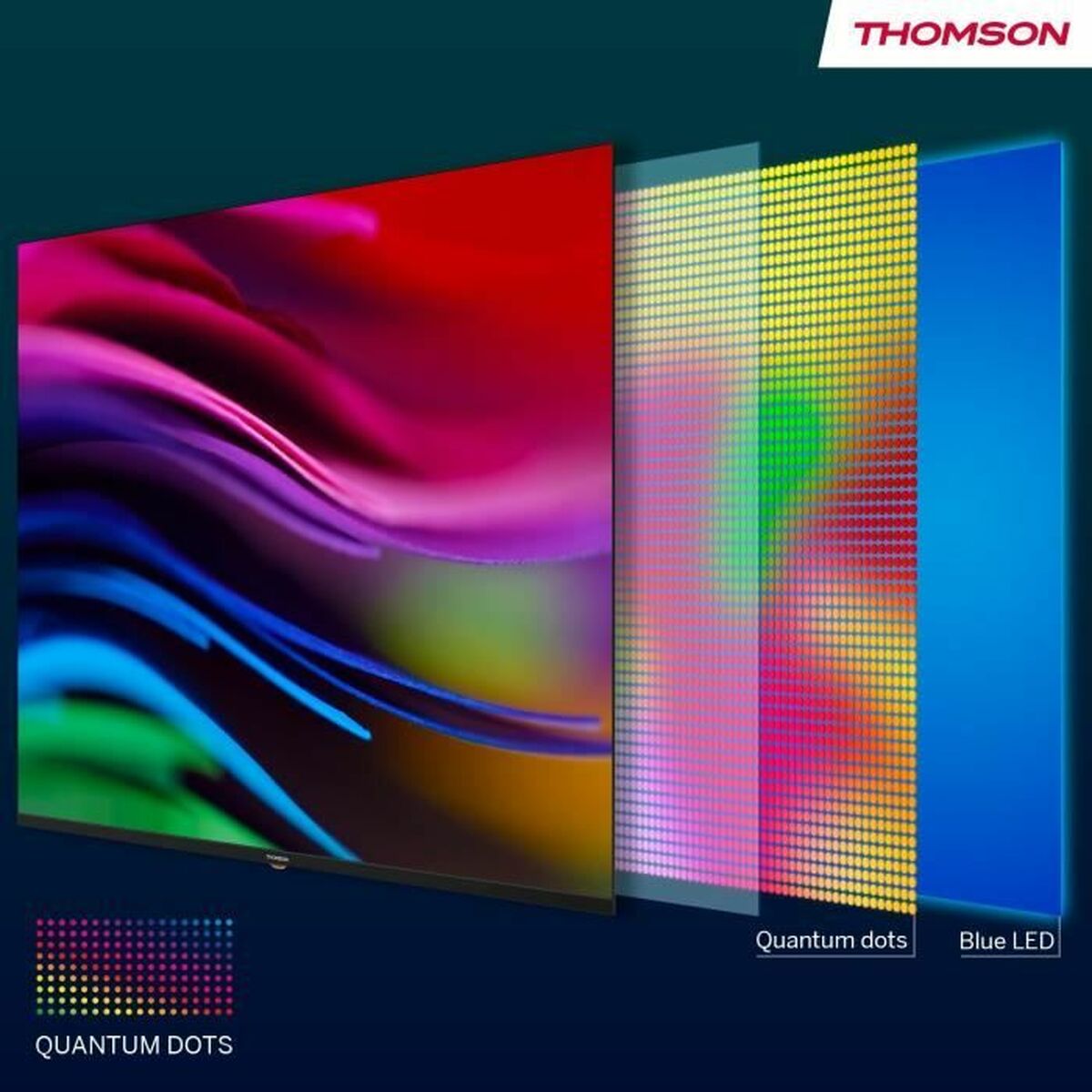 Thomson Smart Tv Thomson 43Qg4S14 43" Qled 4K Ultra Hd