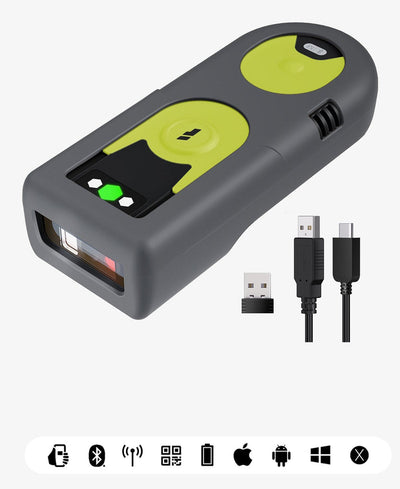 Inateck BCST-42 Reader Codes Barcodes Laptop 2D Cmos Black Green Grey — image 1