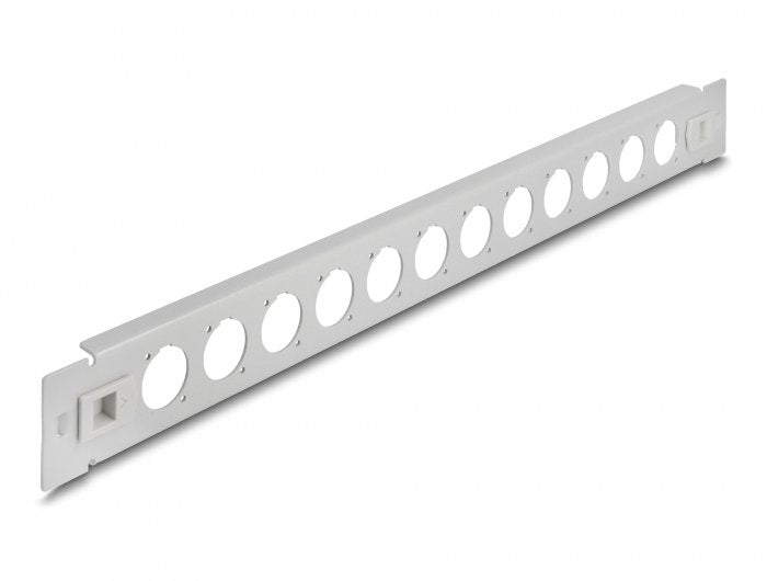 Delock Panel Connection Tipo-d 19?, 12 Ports Without Tools Grey