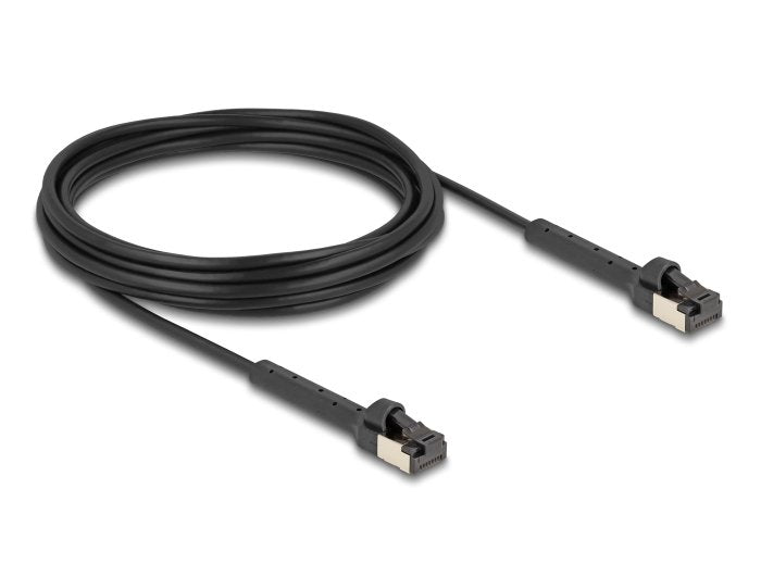 Delock RJ45 Slim Network Cable CAT.6A U FTP Acodable Black 5M