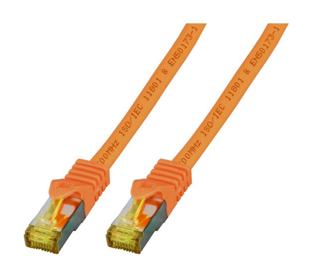 Efb RJ45 Network Cable S FTP, CAT.6A, Lszh, CAT.7 ROHK.,30M, Orange