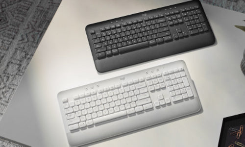 Logitech Keyboard Spanish K650 Signature Bluetooth QWERTY Graphite — image 1