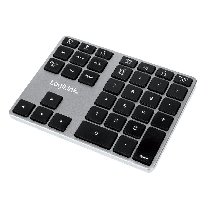 Logilink ID0187 Keyboard Numérico Universal Bluetooth Aluminium Black