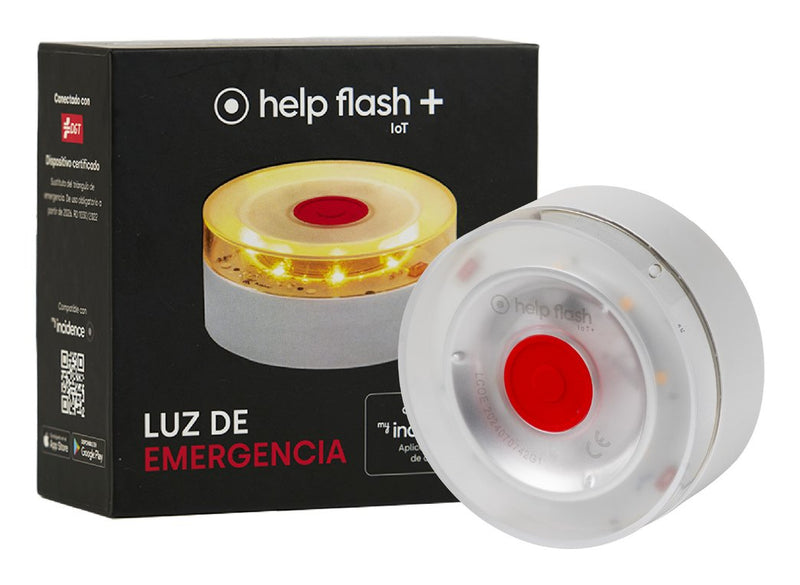 Helpflash Baliza V16 Connected Box Triang)