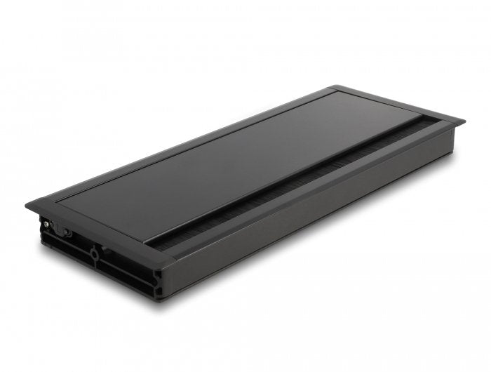 Delock Pasacables Assembly Empotrado Desk With Brush 300 X 120 X 28MM Black