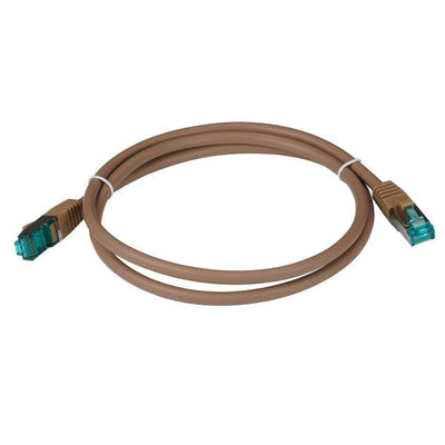 Efb RJ45 Network Cable S FTP CAT.6A Lszh Braun Laenge 1M 4X2XAWG27 7 Nach Tia EIA568B Geschirmt Uebertragungss — image 1