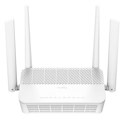 Cudy Router Wi-Fi 6 Mesh Gigabit Dual Band AX3000 - Speed Up To 1000Mbps - 5 Ports - 4 Antenas Fijas 5DBI - — image 1