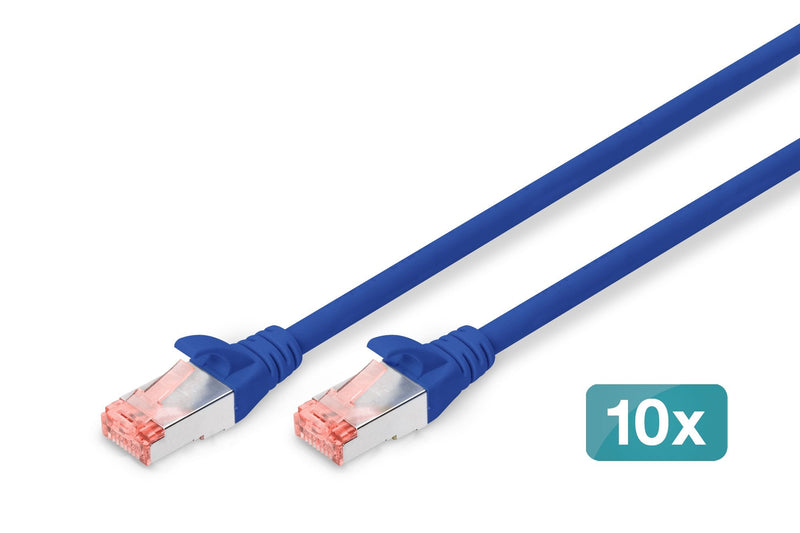 Digitus Network Cable S-FTP CAT.6 Lszh 3M Blue 10 Units