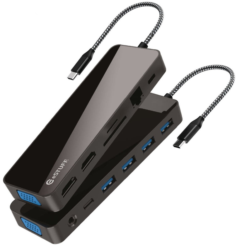 Estuff GLB235470 Base Laptop And Replicador Ports Black