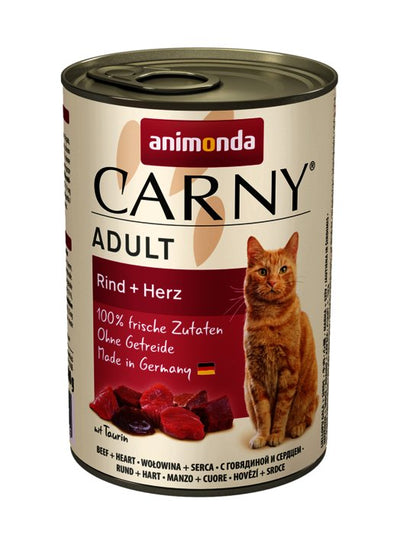 Animonda Carny Adult Sabor: Ternera And Corazones - Comida Húmeda Gatos - 400G — image 1