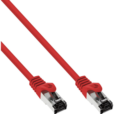 Inline Network Cable S/FTP Pimf CAT.8.1 Libre Halógenos 2000MHZ Red 0,5M — image 1