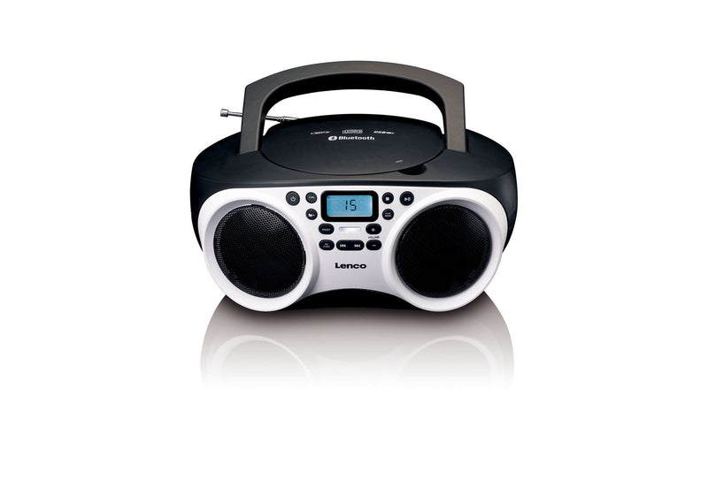 Lenco SCD-501WH White Black Radio With Cd MP3 USB Bt