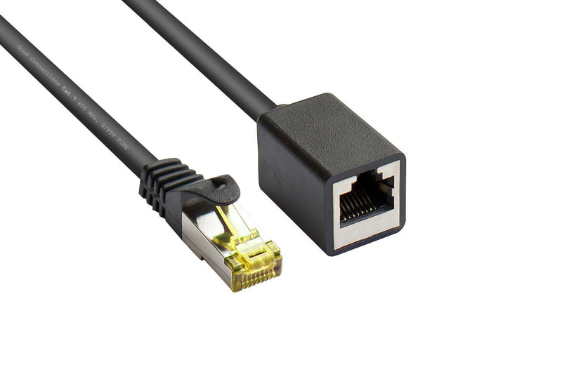 Good Connections Cable Redverl. M. CAT.7 Rk Black 5M