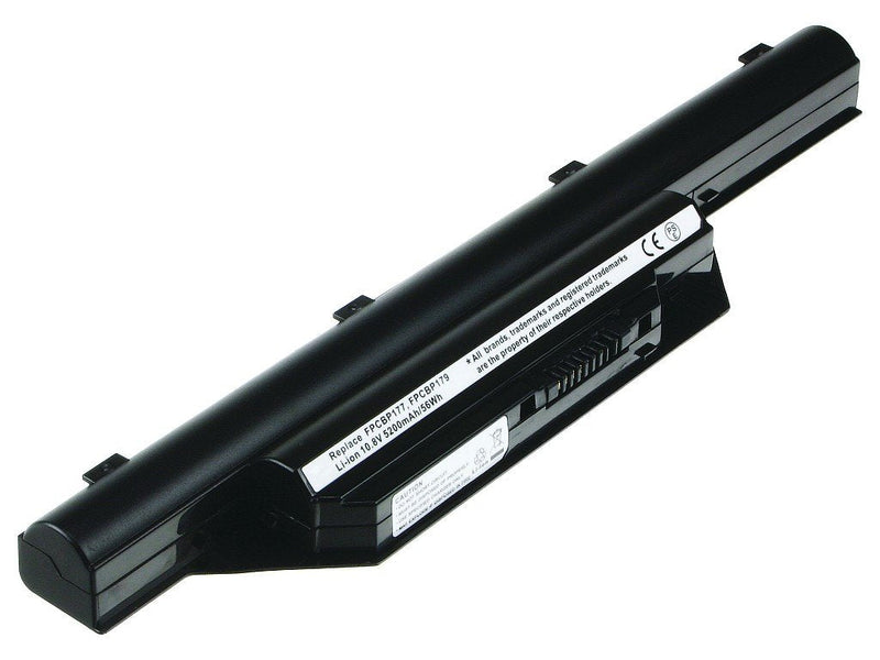 2-POWER Battery 10.8V 5200MAH Fujitsu Siemens Lifebook S7210 CBI3047A