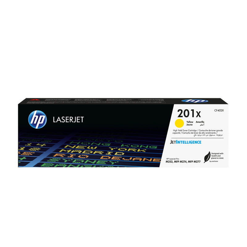 HP Genuine Toner 201X XL Yellow CF402X