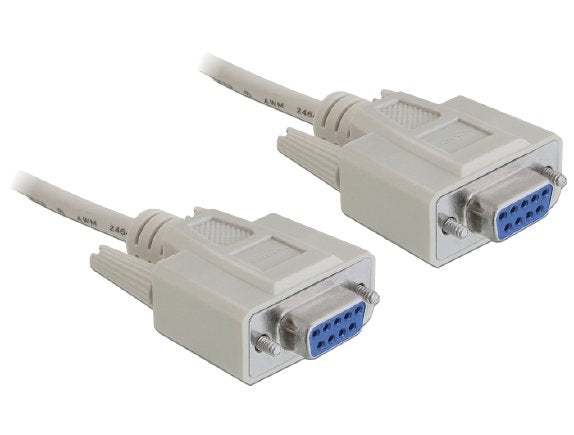 Delock Cable Serie Nullmodem 9 Pin Female / Female 1,8M